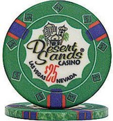 Desert Sands Casino 10g $25 Poker Chip Sold by the Roll, 10-DS25